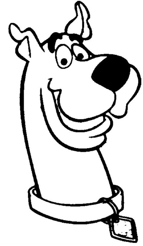 face scooby doo coloring page coloring pinterest