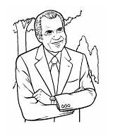 Presidents Coloring Pages Nixon President Sheets Richard American Mystery History Printables Usa Kids Watergate Salad Cycle Printable Cold Activity 1969 sketch template