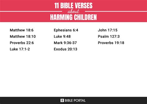 bible verses  harming children