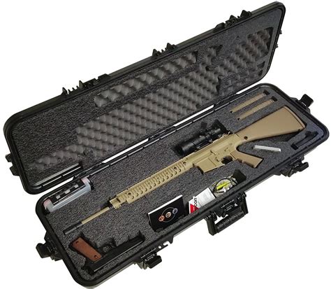 case club waterproof fnh scar   rifle case  silica gel accessory box