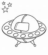 Saucer Space Flying Clipart Colouring Clip Outer Cliparts Library Clipground sketch template