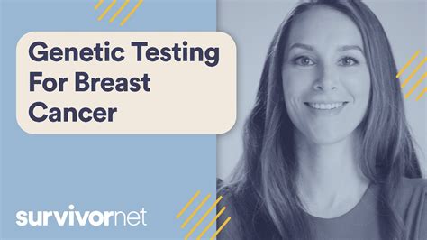 Genetic Testing For Breast Cancer Youtube