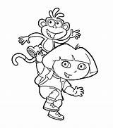 Coloring Dora Pages Printable Print Color Kids Bakugan Popular Birthday Coloringhome sketch template