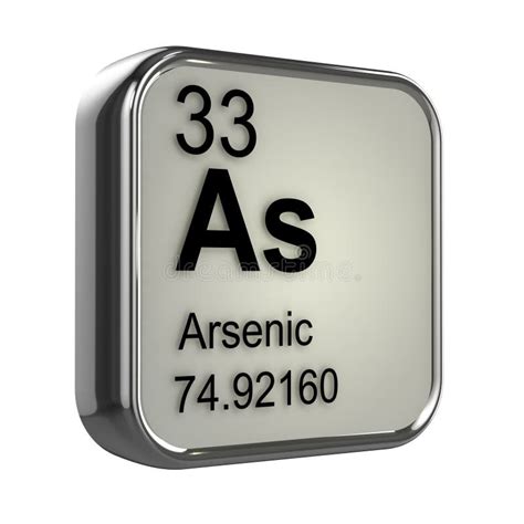 arsenic illustration stock illustration du jaune science