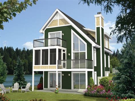 house plan style  house plans  narrow lots  waterfront