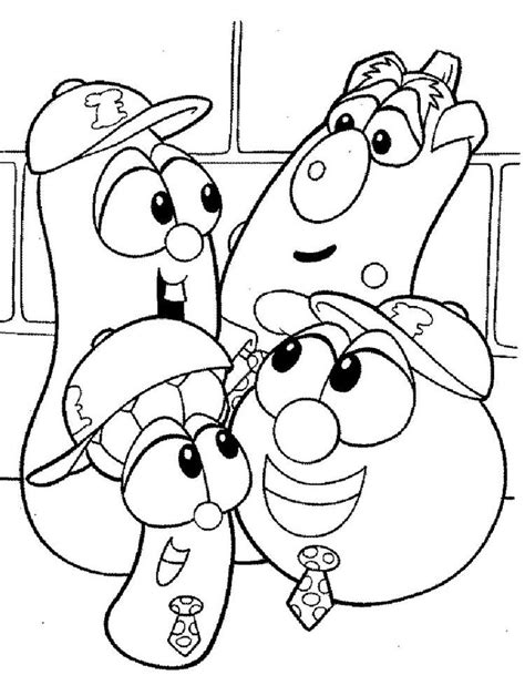 veggietales coloring pages printable  inactive zone