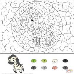 gambar lion color number  printable coloring pages click  rebanas