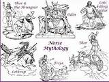Norse Viking Gods Mythology God Coloring Symbols Goddesses Pages Goddess Vikings Loki Would Myth Religion Colouring Quiz Pagan Kids Nordic sketch template