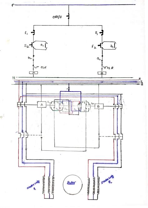 phase  speed motor control wiring diagram