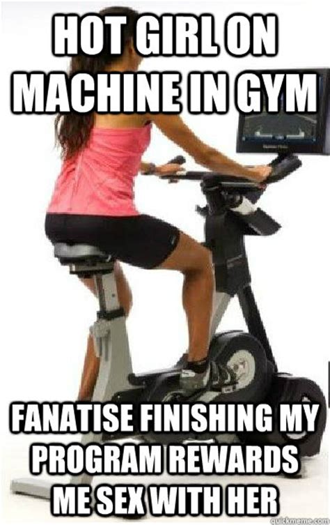 Hot Girl On Machine In Gym Fanatise Finishing My Program