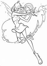 Winx Coloring Pages Club Printable Kids Believix sketch template