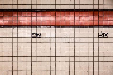 nyc subway wall stock photography