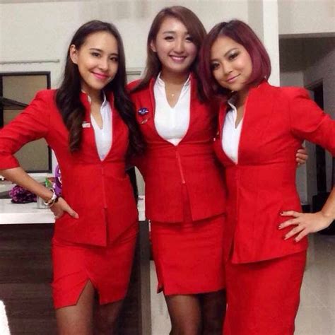 the uniform girls [pic] airasia air hostess uniform girls 2