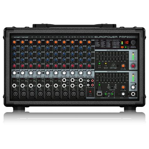 behringer pmpd powered mixer box opened  gearmusic
