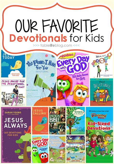 read   favorite devotionals  kids tablelifeblog