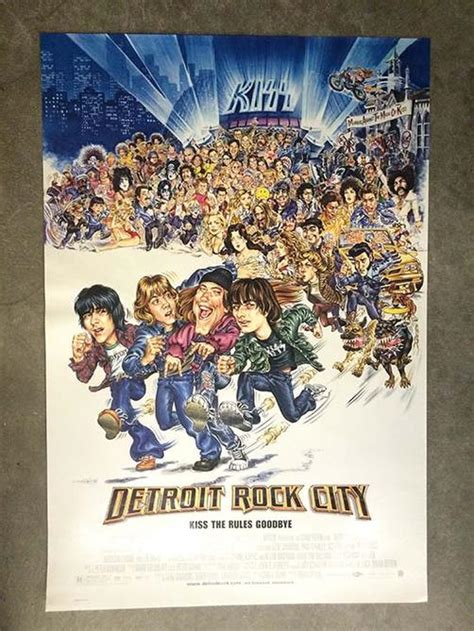Kiss Detroit Rock City 1999 Original Movie Poster Furlong Comedy Ebay