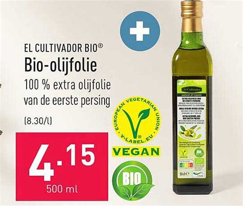 el cultivador bio bio olijfolie aanbieding bij aldi