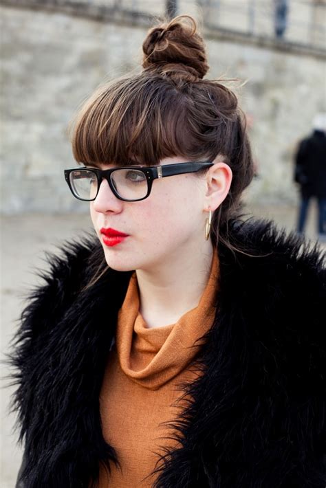 Zoe Wears Black Classic Tommy Hilfiger Glasses In Paris Eye Wear Glasses