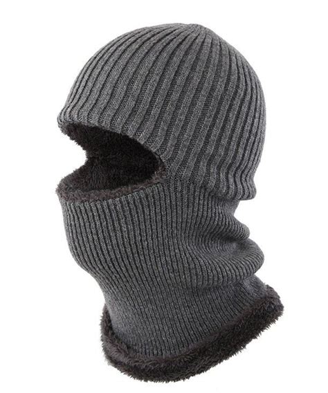 windproof ski face mask winter hats warm knitted balaclava