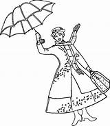 Poppins Mary Umbrella Imprimer Kleurplaten Educative Coloriages Educativeprintable Pokemon sketch template