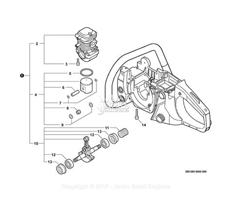 echo chainsaw cs  parts diagram