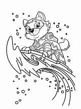 Mighty Everest Pups Patrol Paw Fun Kids sketch template