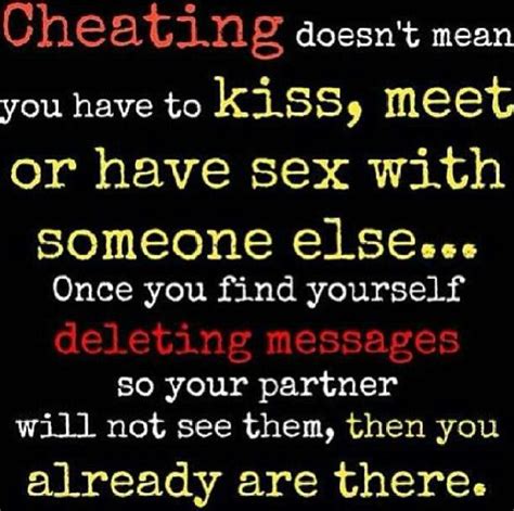 Just Don T Do It Cheating Quotes Emotional Cheating