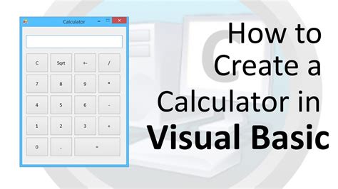 create  calculator  visual basic youtube