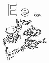 Letter Coloring Alphabet Pages Worksheets Lowercase Egg Letters Preschool Learn Kids Printable Color Bubble Print Ee Learning Lettering Toddlers Inspirational sketch template
