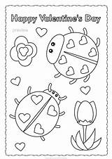 Valentines sketch template