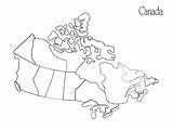 Canada Map Blank Printable Coloring Provinces Drawing Pages Capitals Canadian Maps Pdf Line Flag Wilderness Label Africa Outline Worksheet Valid sketch template