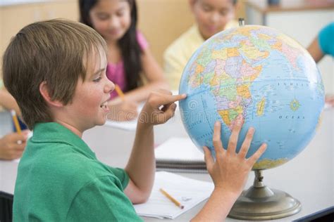 elementary school geography class stock image image  education