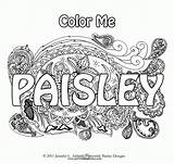 Paisley Bandana sketch template