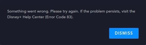 fix disney  error code