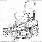 Mower Lawn Coloring Ride Printable Pages Cartoon Clipart Getdrawings Color Getcolorings sketch template