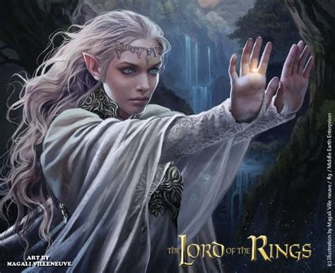 galadriel by magali villeneuve elf art elves fantasy female elf