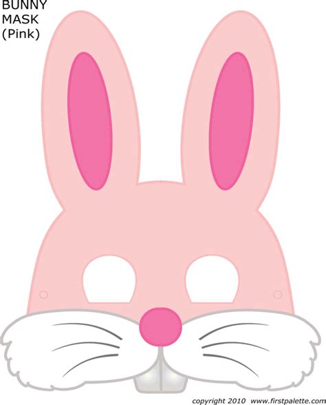 bunny face template   formtemplate