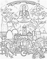 Coloring Pages Rivera Diego Buddha Buddhism Lawrence Jacob Getdrawings Printable Camilla Getcolorings Sheets Color Community Colorings sketch template