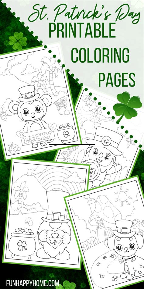 cute printable st patricks day coloring pages fun happy home