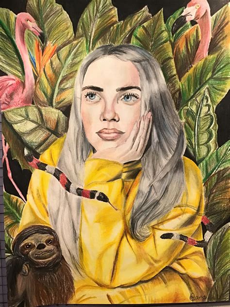 billie eilish drawing   hope yall   rbillieeilish