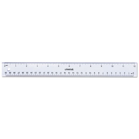 unv universal acrylic plastic ruler zuma