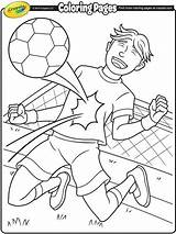 Coloring Soccer Pages Kids Messi Girl Crayola Sheets Player Goalie Printable Sports Goalkeeper Football Colouring Barcelona Playing Print Players Color sketch template