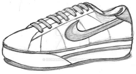 nike shoe sketch  paintingvalleycom explore collection  nike