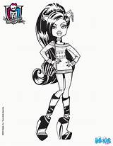 Clawdeen Monster High Coloring Wolf Pages Heels Drawing Draculaura Hellokids Coloriage Print Popular Visiter Paintingvalley Color sketch template