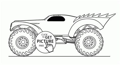 beautiful real monster truck coloring page  kids transportation