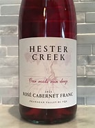Image result for Hester Creek Cabernet Franc Rose. Size: 138 x 185. Source: www.cellartracker.com