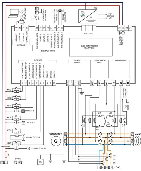 generator automatic changeover switch wiring diagram wiring diagram  schematic