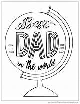 Coloring Pages Father Fathers sketch template