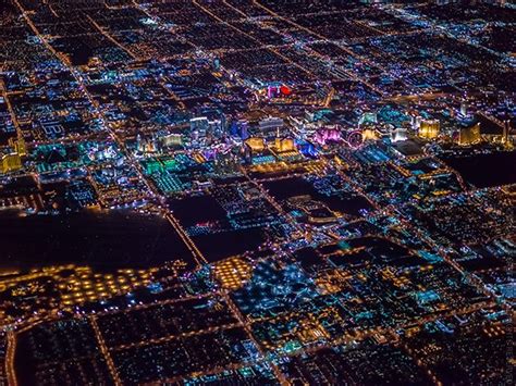 vista aérea de las vegas