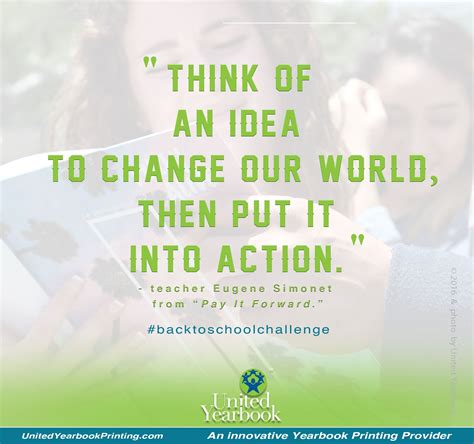 idea  change  world  put   action teacher eugene simonet